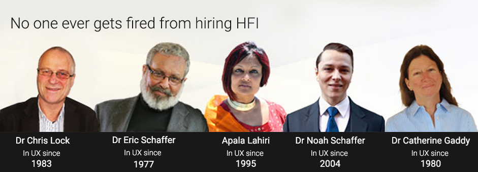 Human Factors International has top-rated user-experience design experts who have been in the field for the past 30 years.